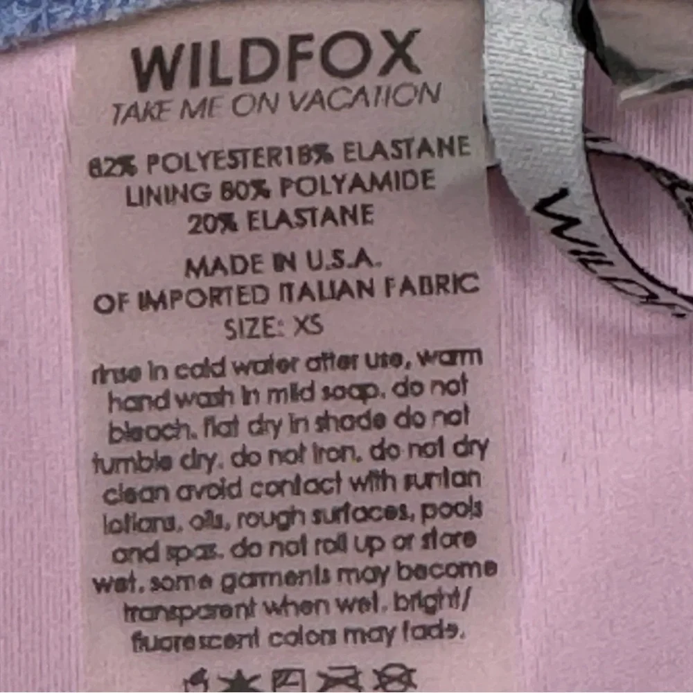 NWT Wildfox Blue/Purple Ombré String Bikini XS